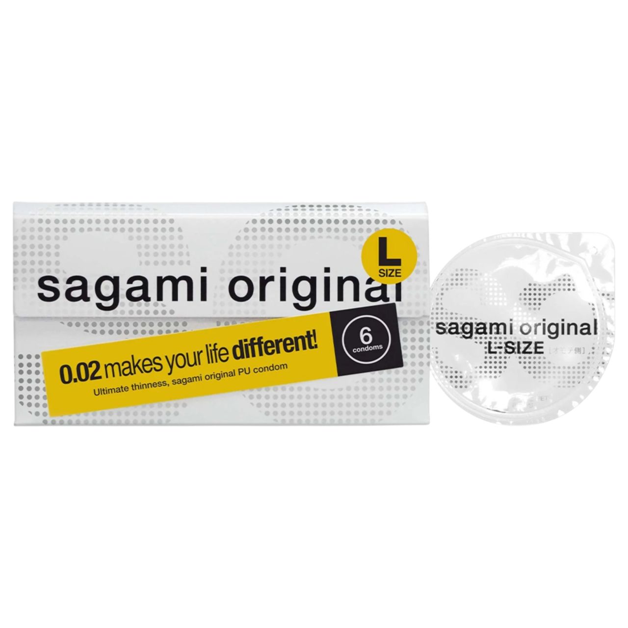 Sagami Original 0.02 L - óvszer - 58mm (6db) Sagami Original 0.02 L - óvszer - 58mm (6db)