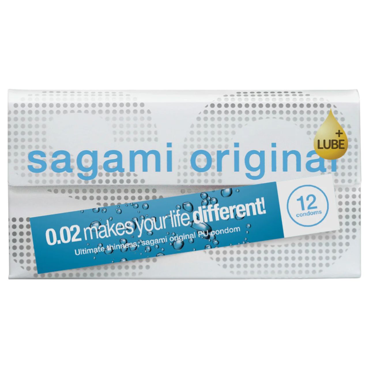 Sagami Original 0.02 - extra síkosított óvszer - 55mm (12db) Sagami Original 0.02 - extra síkosított óvszer - 55mm (12db)