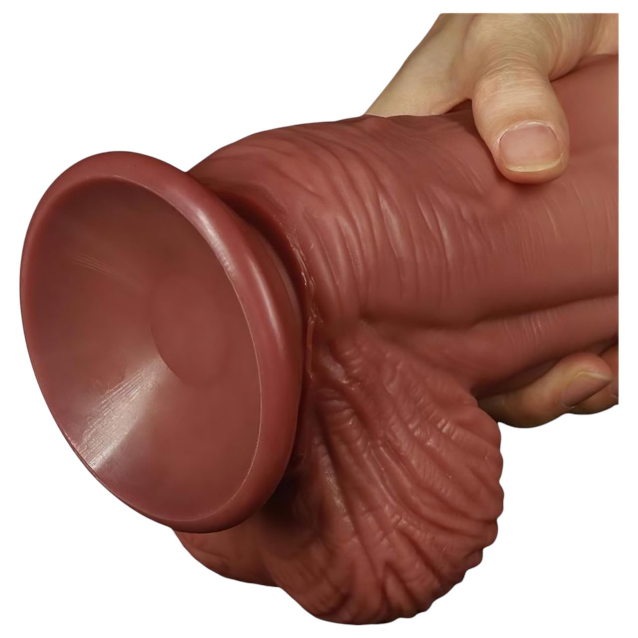 Lovetoy - kétrétegű élethű dildó - 26cm (natúr) Lovetoy - kétrétegű élethű dildó - 26cm (natúr)