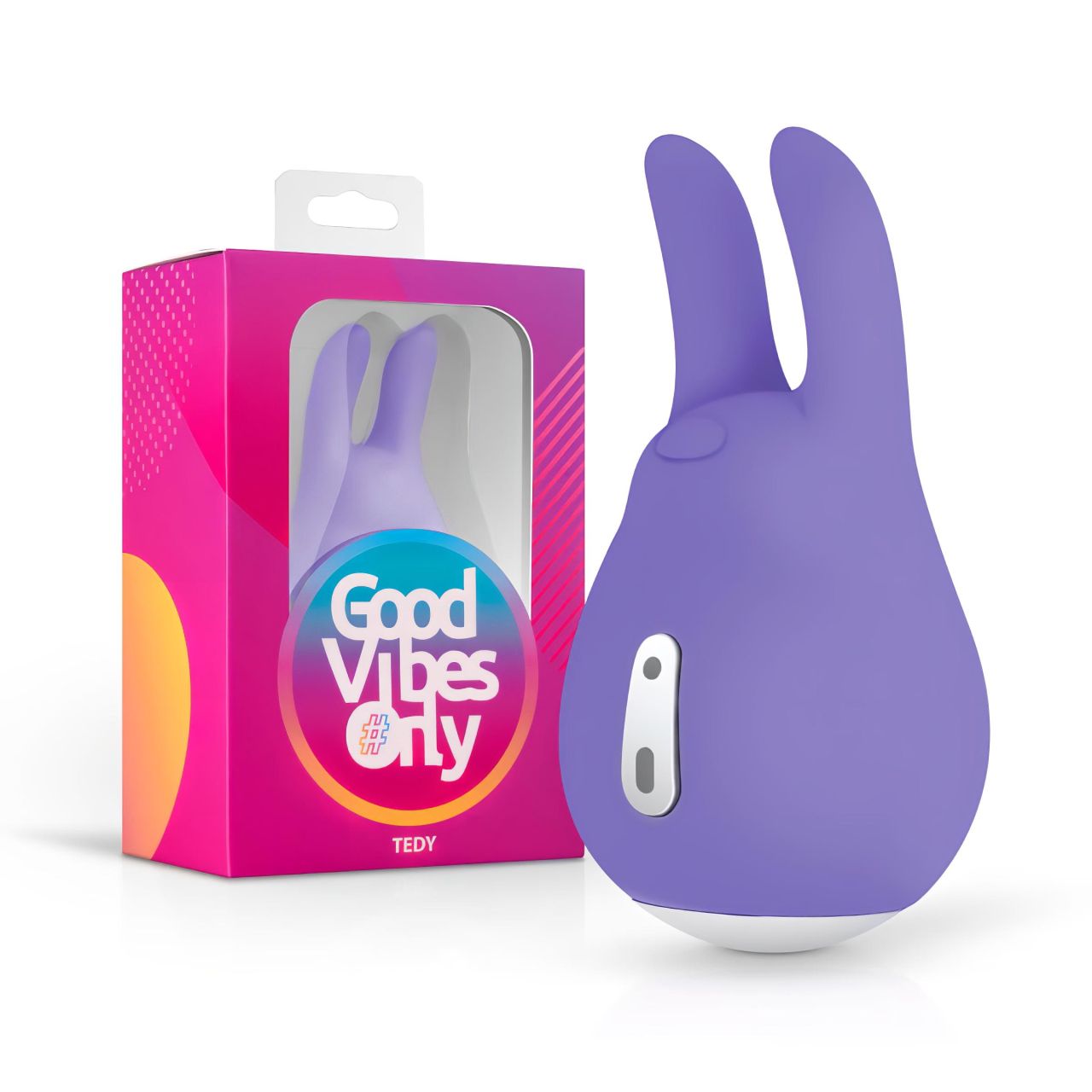 Good Vibes Tedy - akkus, nyuszis csikló vibrátor (lila) Good Vibes Tedy - akkus, nyuszis csikló vibrátor (lila)