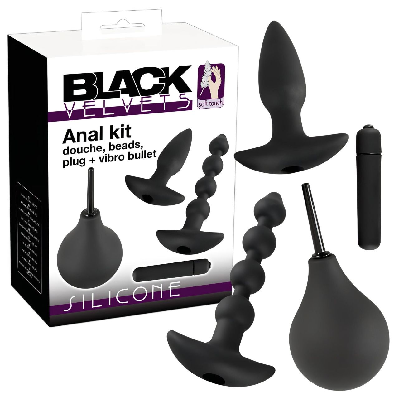 Black Velvet anál vibrátor készlet (4 részes) Black Velvet anál vibrátor készlet (4 részes)