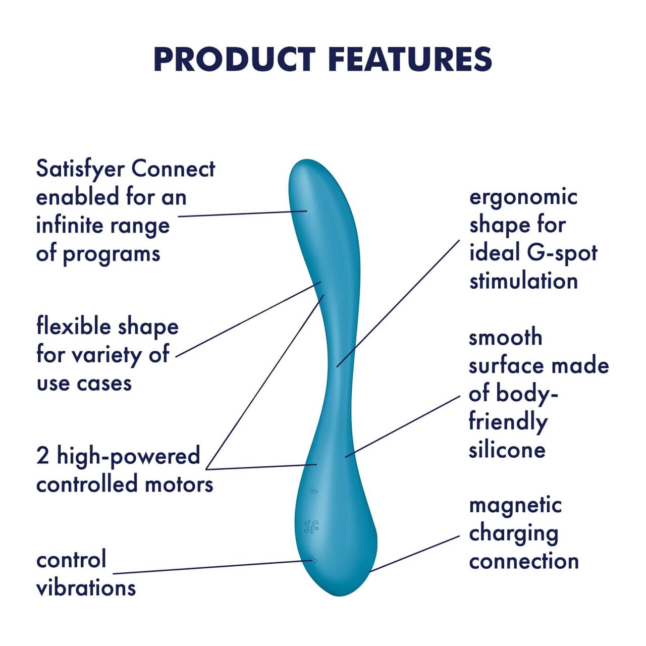 Satisfyer G-spot Flex 5 - okos G-pont vibrátor (zöld) Satisfyer G-spot Flex 5 - okos G-pont vibrátor (zöld)