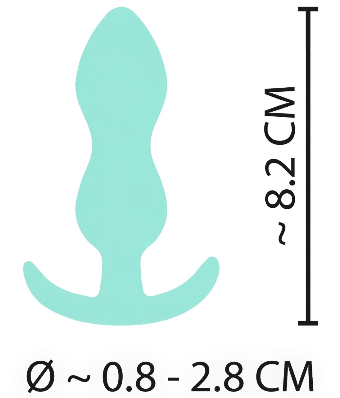 Cuties Mini Butt Plug - szilikon anál plug - menta (2,3cm) Cuties Mini Butt Plug - szilikon anál plug - menta (2,3cm)