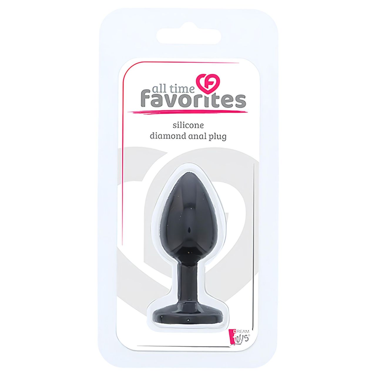 All time Favorites - lila köves, szilikon anál plug (fekete) All time Favorites - lila köves, szilikon anál plug (fekete)