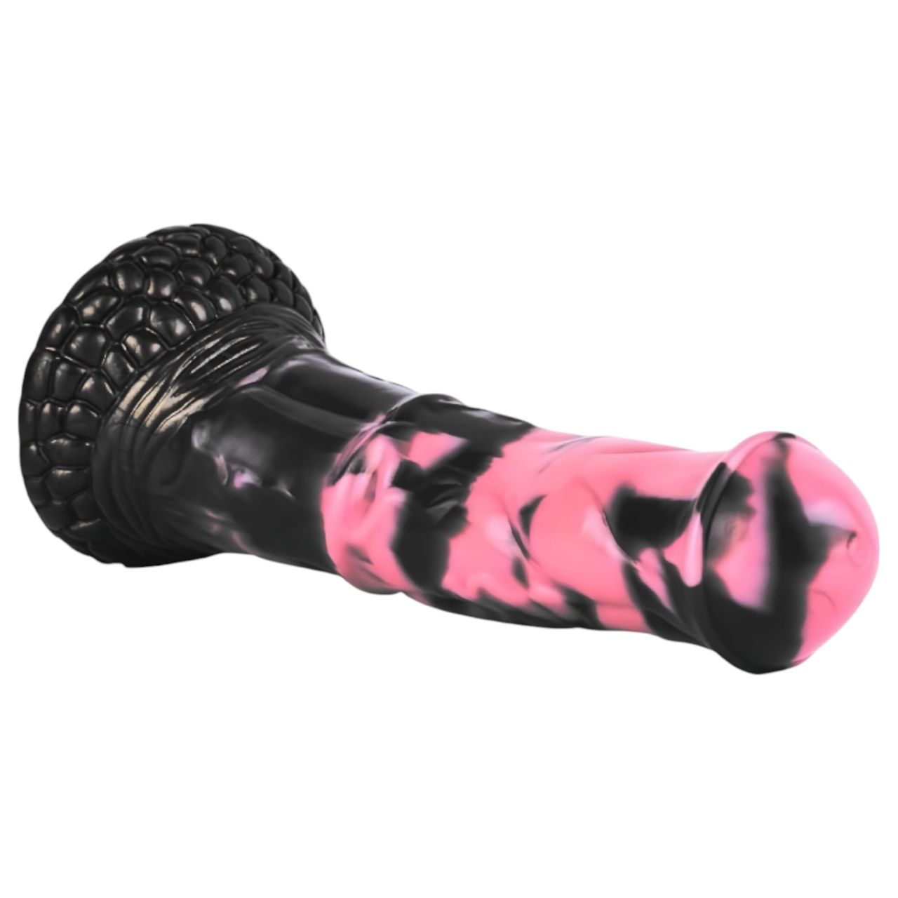 Bad Horse - szilikon ló pénisz dildó - 18cm (fekete-pink) Bad Horse - szilikon ló pénisz dildó - 18cm (fekete-pink)