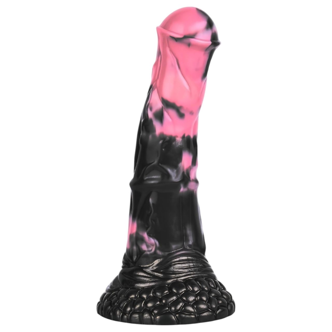 Bad Horse - szilikon ló pénisz dildó - 18cm (fekete-pink) Bad Horse - szilikon ló pénisz dildó - 18cm (fekete-pink)