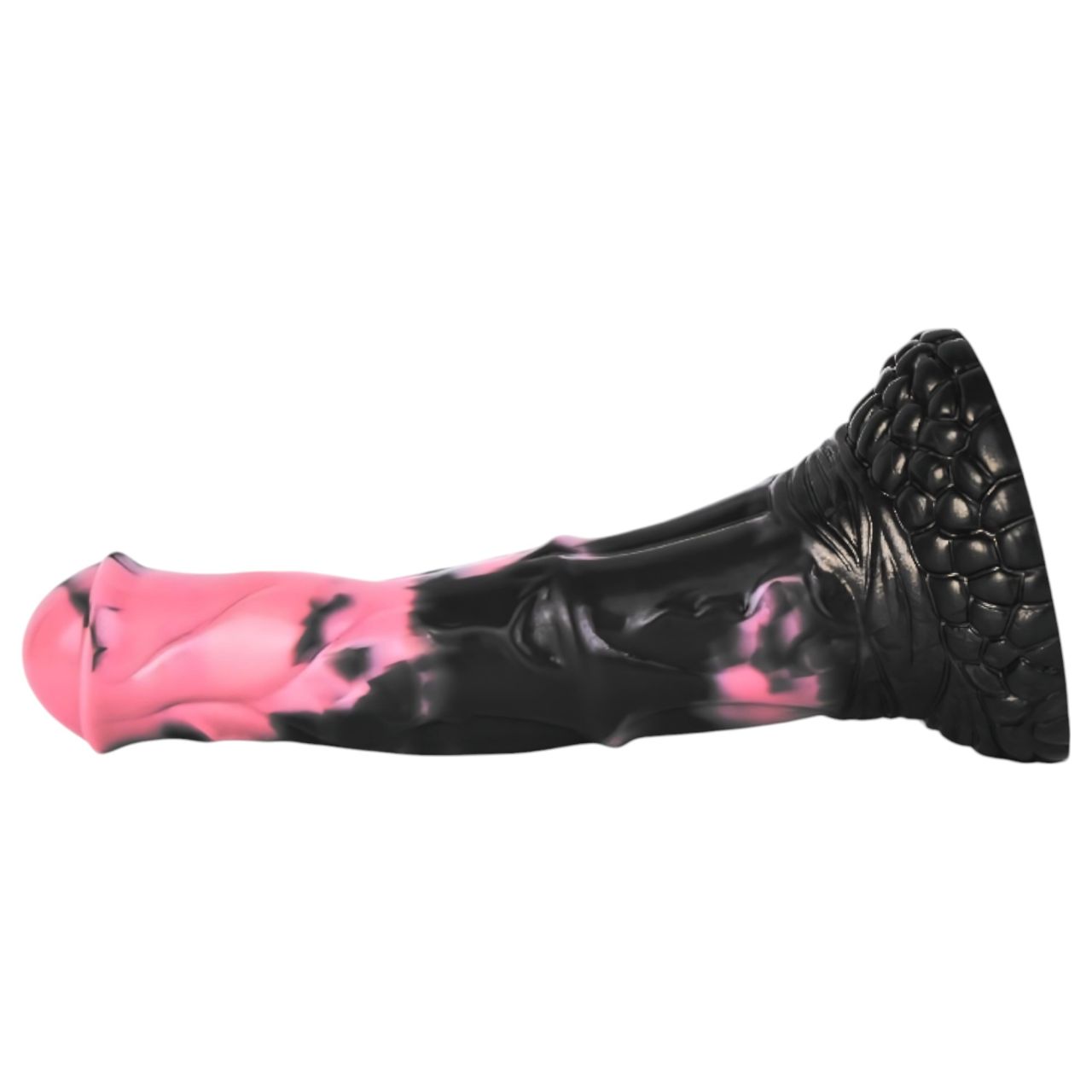 Bad Horse - szilikon ló pénisz dildó - 18cm (fekete-pink) Bad Horse - szilikon ló pénisz dildó - 18cm (fekete-pink)