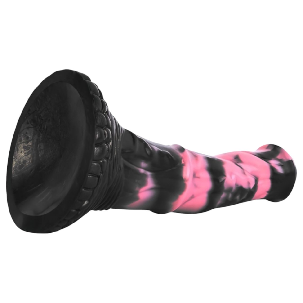 Bad Horse - szilikon ló pénisz dildó - 18cm (fekete-pink) Bad Horse - szilikon ló pénisz dildó - 18cm (fekete-pink)