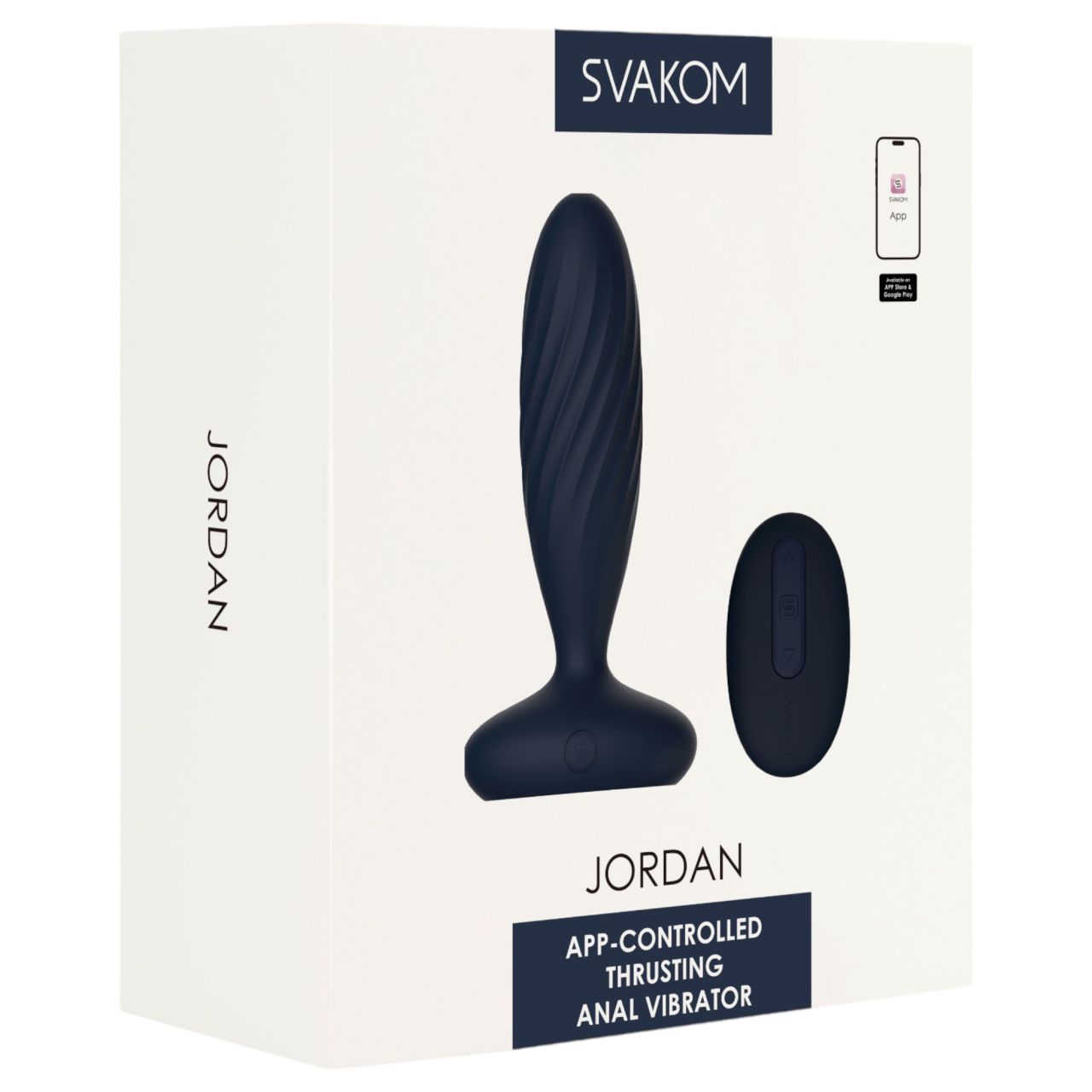 Svakom Jordan - okos anál vibrátor (kék) Svakom Jordan - okos anál vibrátor (kék)