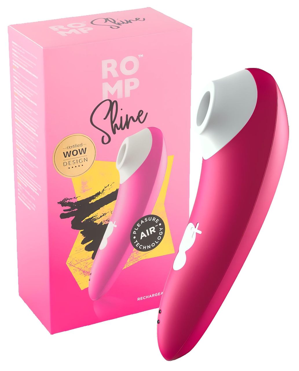 ROMP Shine - vízálló léghullámos csiklóizgató (pink) ROMP Shine - vízálló léghullámos csiklóizgató (pink)