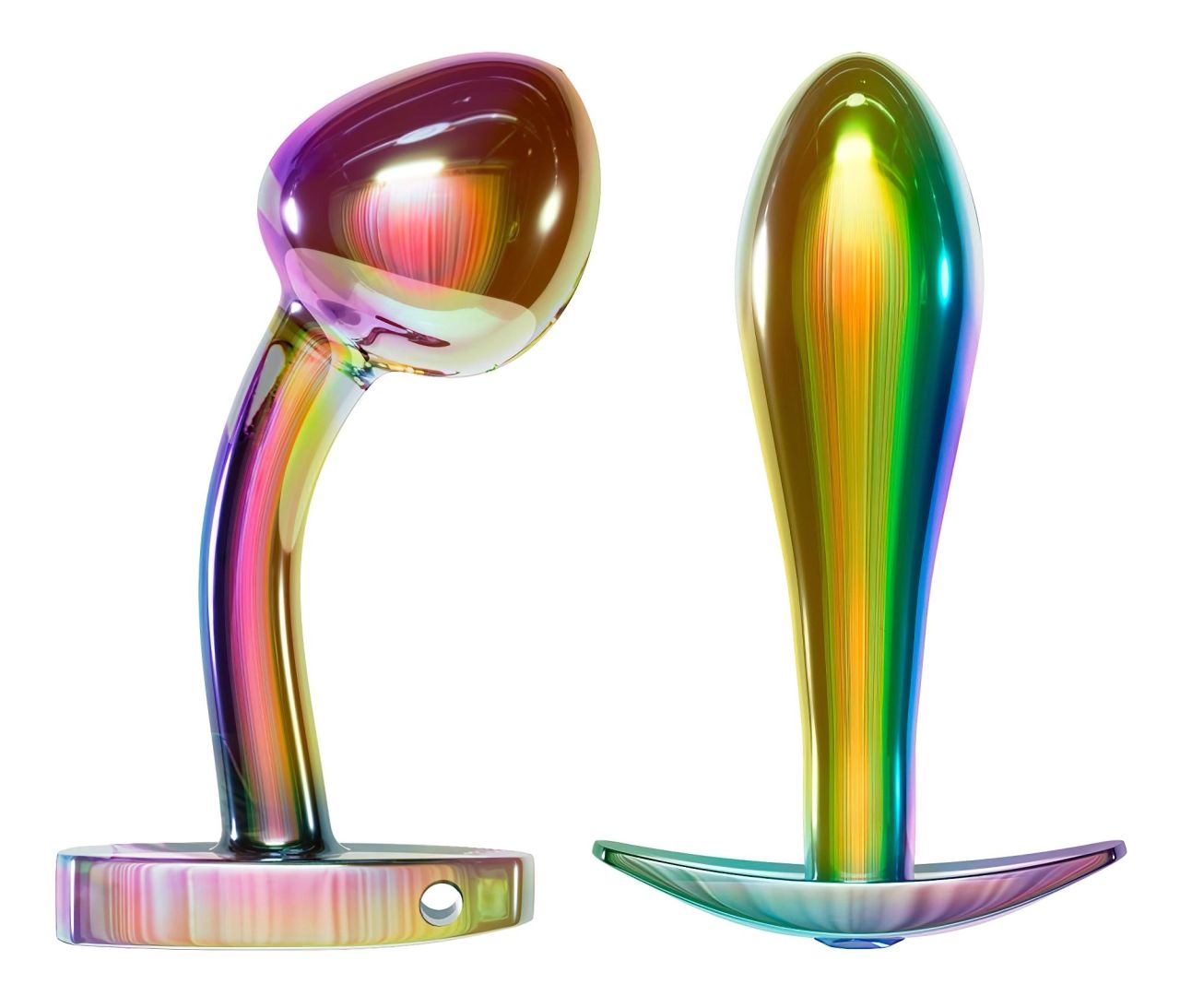 ANOS Metal Rainbow - fém anál plug szett (2 részes) ANOS Metal Rainbow - fém anál plug szett (2 részes)