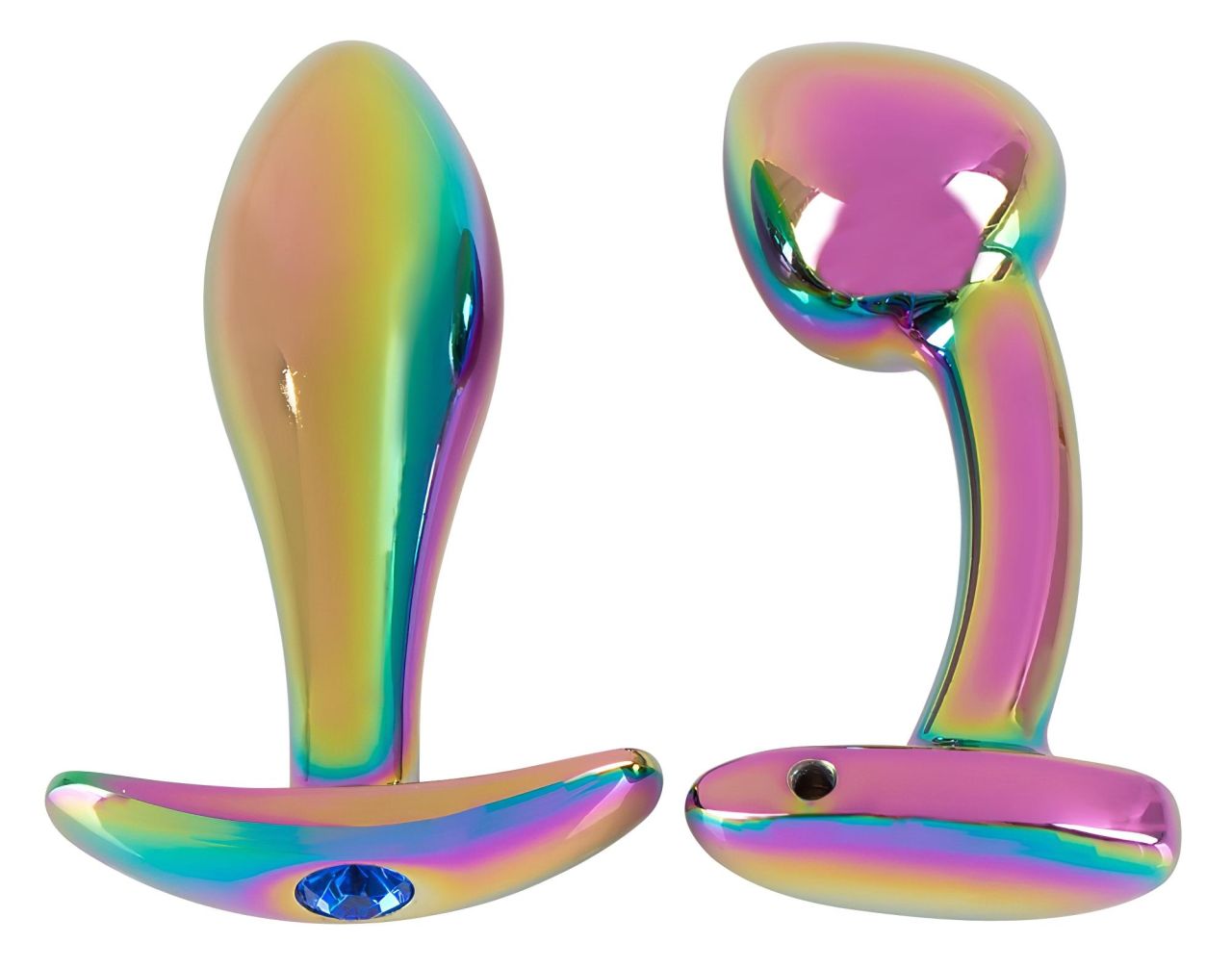 ANOS Metal Rainbow - fém anál plug szett (2 részes) ANOS Metal Rainbow - fém anál plug szett (2 részes)