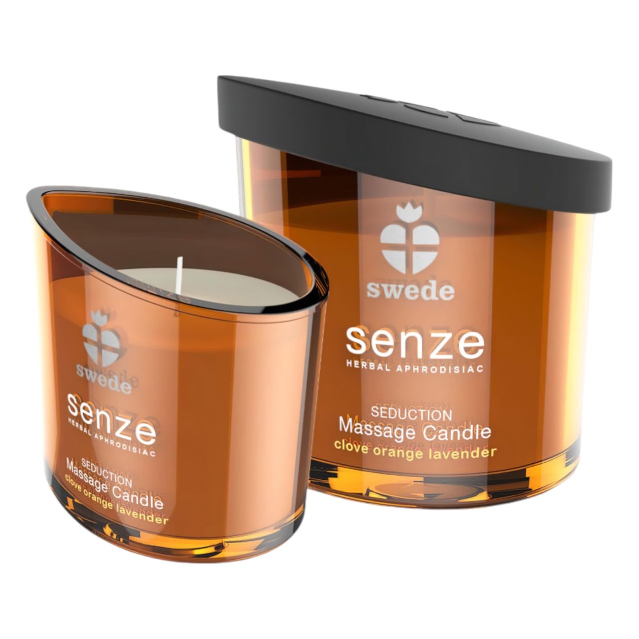 Swede Senze - masszázsgyertya - narancs, levendula (50ml) Swede Senze - masszázsgyertya - narancs, levendula (50ml)