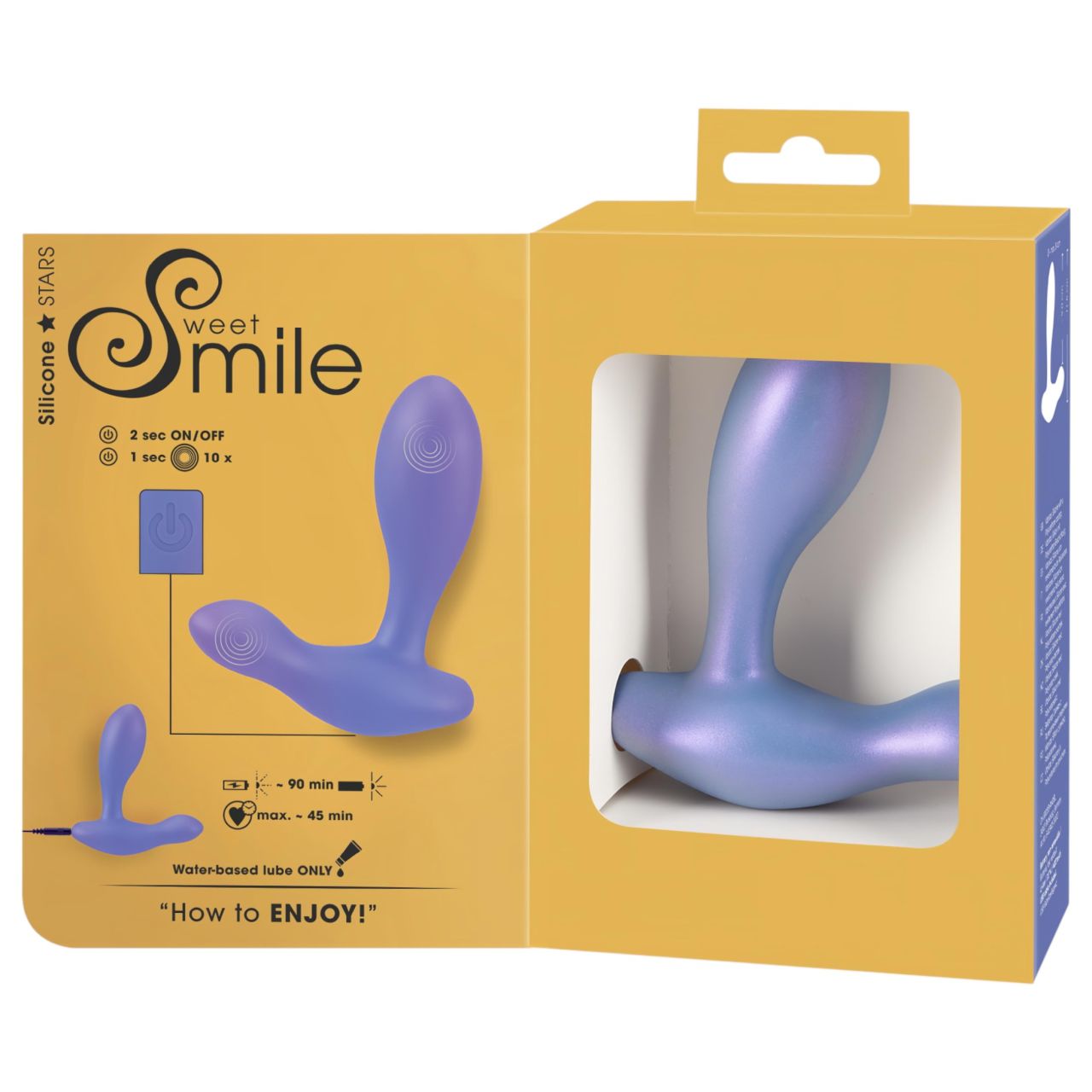 Smile - vibrációs anál plug (kék) Smile - vibrációs anál plug (kék)