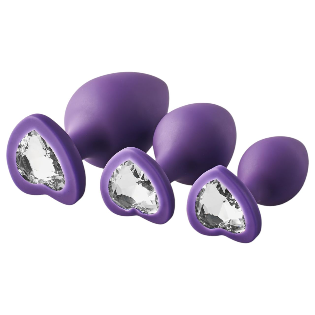Flirts anal training kit - anál plug szett (3db) - lila Flirts anal training kit - anál plug szett (3db) - lila